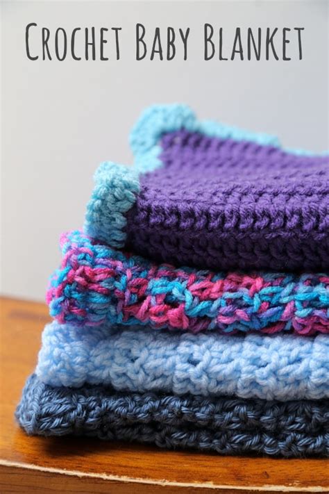 Crochet A Day Double Crochet Baby Blanket Make And Takes