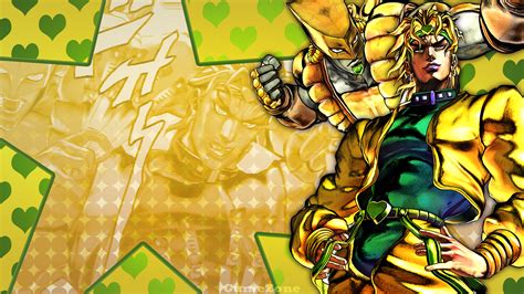 Jojo Dio Brando With A Mask Wearing Man On Back With Back