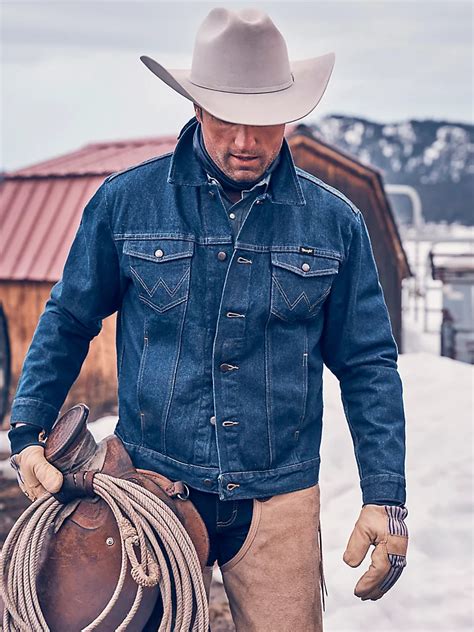 Wrangler Cowboy Cut Unlined Denim Jacket