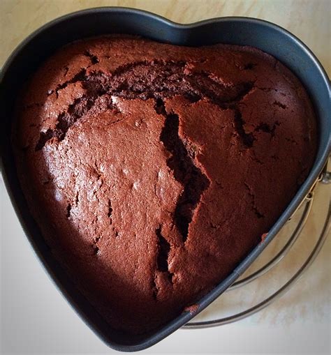 Chocolate Heart Cake Feasting Is Fun