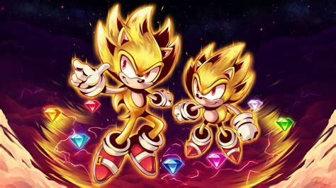 Chaos Is Power Modern And Classic Super Sonic By Heilos On Deviantart