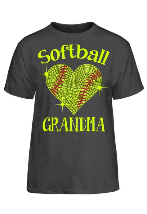 Softball Grandma Basic Tee | Softball shirt designs, Sports shirts ...