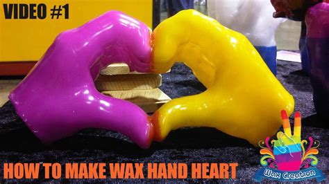 Amazing How To Make Wax Hands Heart Hand Wax Making Art Is Unique