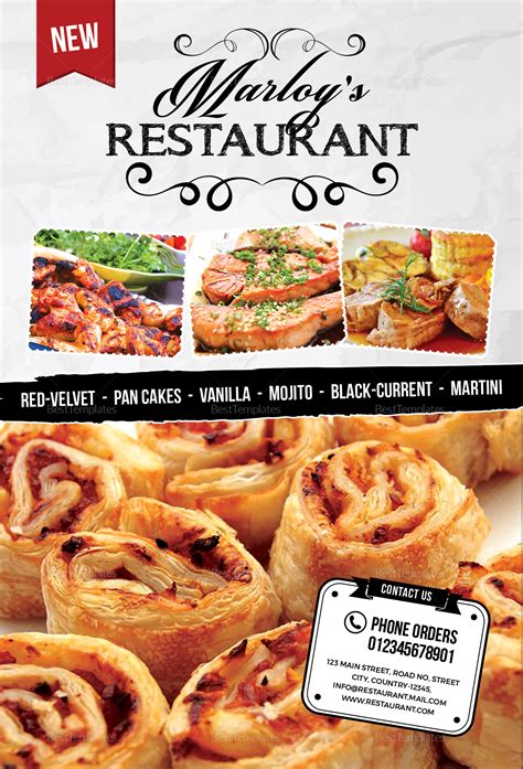 There were 60 of them to do. Restaurant Table Tent Menu Card Design Template in PSD ...