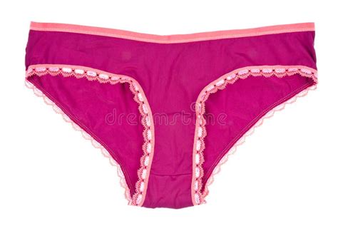 Pink Panties Isolated On White Stock Image Image Of Lingerie Pretty 7681471