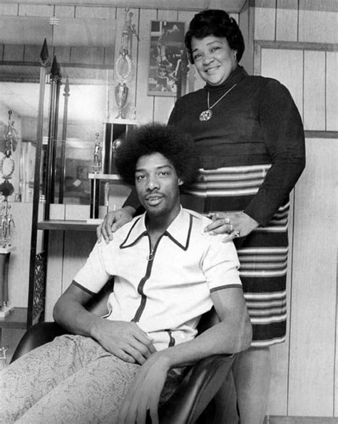 Julius Irving Dr J And His Mother Callie Julius Erving Erving