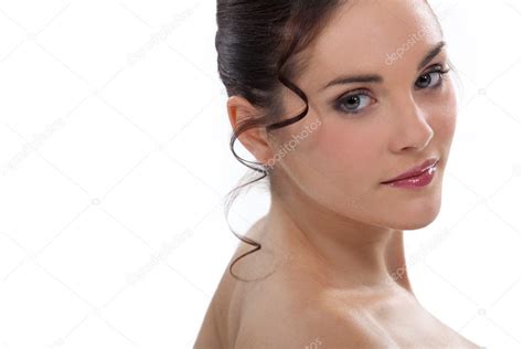 Schöne nackte Frau posiert Stockfotografie lizenzfreie Fotos photography