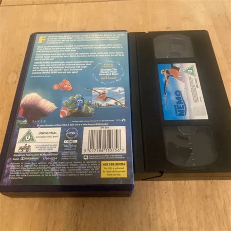 FINDING NEMO VHS Disney Pixar Cassette Video 3 17 PicClick