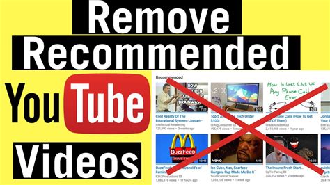How To Remove Recommended Videos On Youtube Youtube