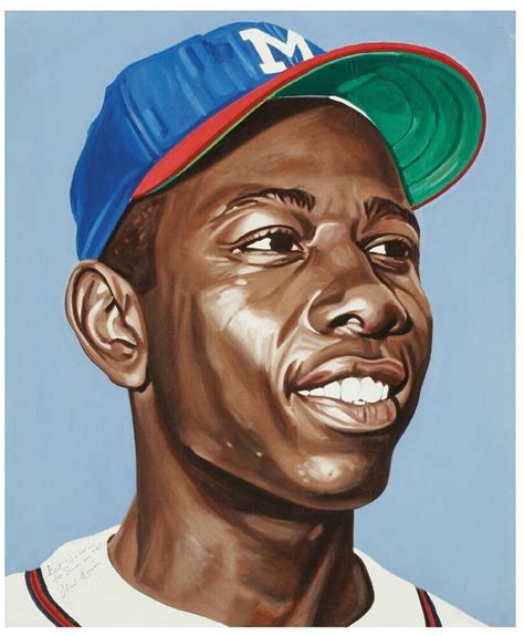 Hank Aaron Baseball Poster Great Art By Andy Jurinko 699 в 2020 г