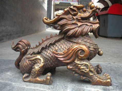 Outdoor statues garden statues japanese foo dog fu dog asian garden pet gate dog sculpture bronze all nature. China Huge Royal red Bronze Foo Dogs Lion Dragon beast ...