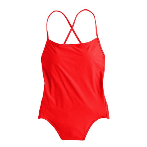 Jcrew Tie Back One Piece Swimsuit In Red Lyst