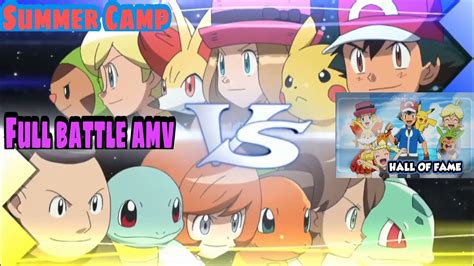 Pokemon Xy Amv Ash Serena Clemont Vs Tierno Trevor Shauna Full Battle Amv 🤩 Youtube