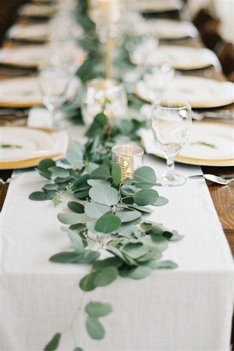 Wedding Colors Ideas Eucalyptus Wedding Decor Wedding Table Wedding Centerpieces