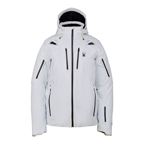 Spyder Spyder Pinnacle Gtx Ski Jacket Mens White Private Sport