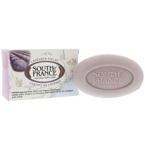 South Of France Lavender Fields French Milled Oval Soap With Organic
