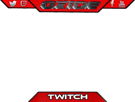 Picture Overlay Template Twitch Overlay Blank Png Free