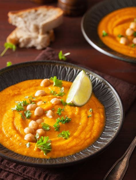 Coconut Curry Carrot Chickpea Soup The Vegan Atlas