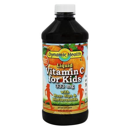 This is a big problem, but another reason to avoid purchasing cheap supplements for the kids. Dynamic Health - Liquid Vitamin C for Kids Citrus 333 mg ...