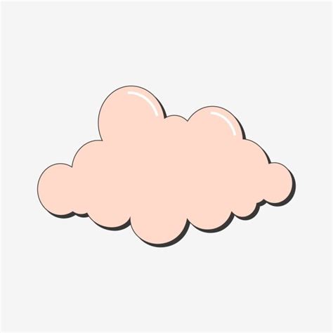 Pink Cute Cloud Clipart Rosado Lindo Nube Png Y Vector Para
