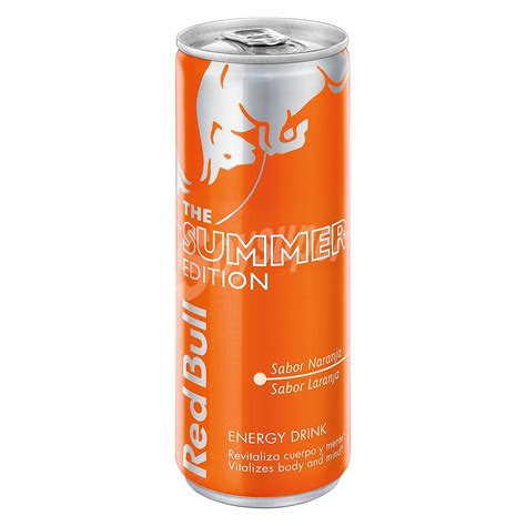 Red Bull Bebida Energética The Summer Edition Sabor Naranja 25 Cl