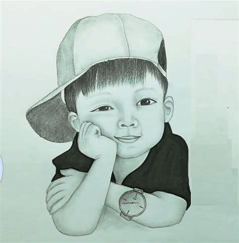 Draw So Cute Boy Step By Step Draw For Beginners Cute Boy Drawing
