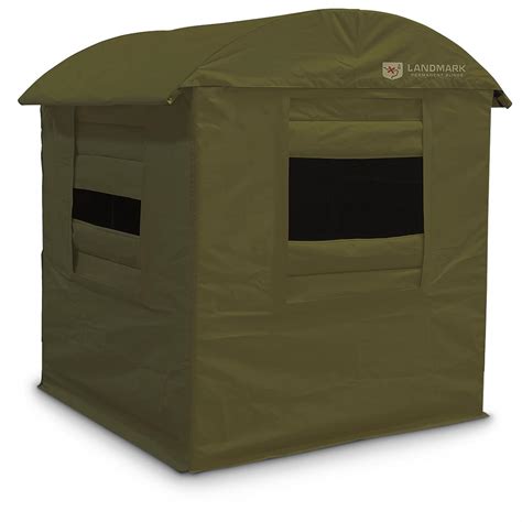Landmark 6 X 6 Permanent Hunting Blind 667882 Tower And Tripod