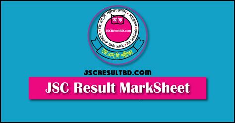 Jsc Result 2019 Marksheet Subject Wise Number Eboardresults