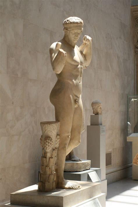 Marble Statue Of The Diadoumenos Youth Tying A Fillet Aro Flickr
