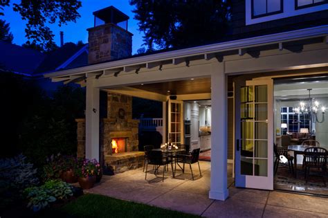 Exterior Porch Patio Covered Patio Design Patio Design Craftsman