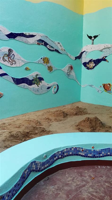 Ricardo Stefani Y Julia Gurwicz Mural Mosaico Un Mar De Juegos Mural Mosaicos Jardin De Infantes