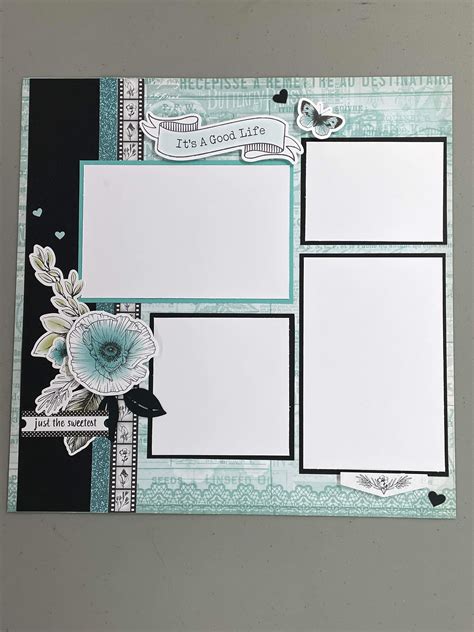 Pin By Nadine Collette On Ctmh Full Bloom Scrapbook Design Layout
