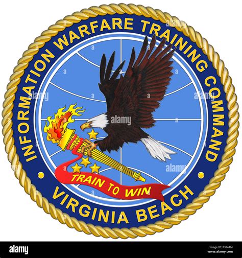 Information Warfare Training Command Virginia Beach Command Logo Stock