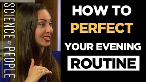 How To Perfect Your Evening Routine Youtube