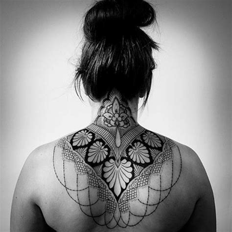24 Elegant Mandala Neck Tattoos