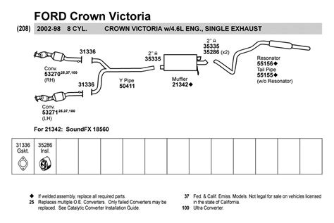 Crown Vic Exhaust Diagram Diagramwirings