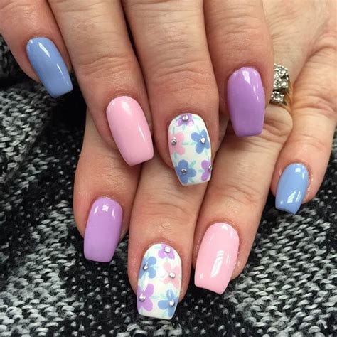 Flower Nail Designs For Spring Stayglam
