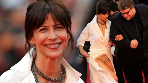 Actress Sophie Marceau Suffers Severe Wardrobe Malfunction As She Flashes Nude Knickers On