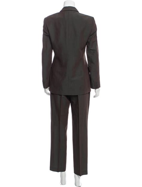 Calvin Klein Collection Two Tone Pant Suit Clothing Cal26834 The