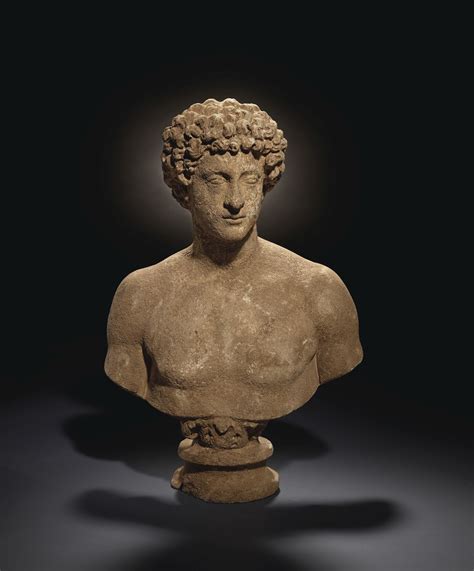 A Roman Marble Portrait Bust Of A Man Antonine Period Circa Mid 2nd
