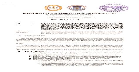 · Dilg Memorandum Circular 2012 94 Strengthening The City Municipal