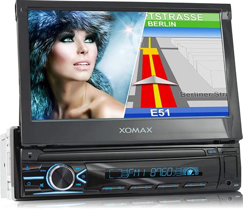 Xomax Xm Vn745 Autoradio Avec Mirrorlink I Navigation Gps I Bluetooth I Écran Tactile 7 18 Cm
