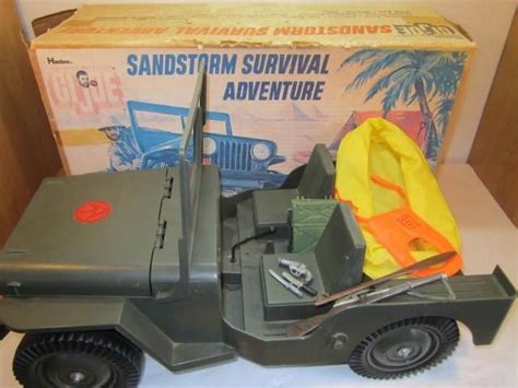 Vintage 1974 Gi Joe Adventure Team Sandstorm Survival Jeep In Box 1970