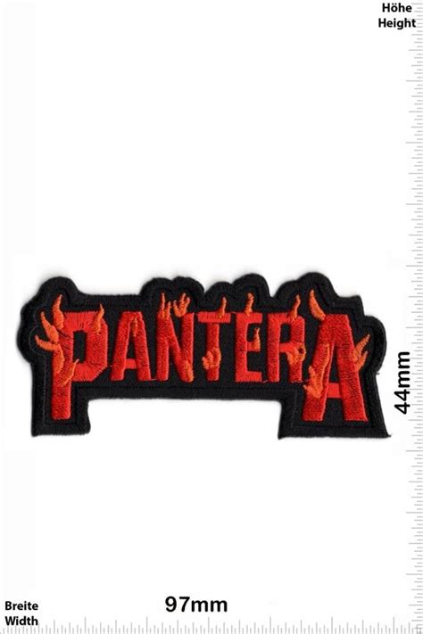 Pantera Patch Back Patches Patch Keychains Stickers Giga Patch
