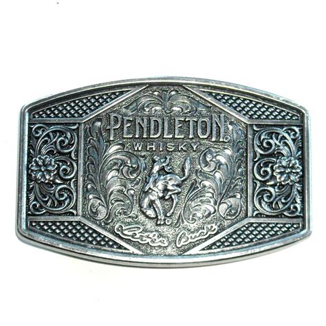2022 Pendleton Leter Buck Whisky Round Up Rodeo Belt Buckle Limited