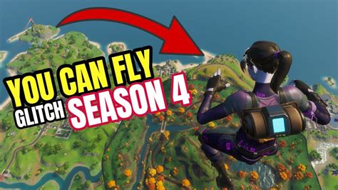 How To Fly In Fortnite Season 4 Fortnite Flying Glitch Youtube