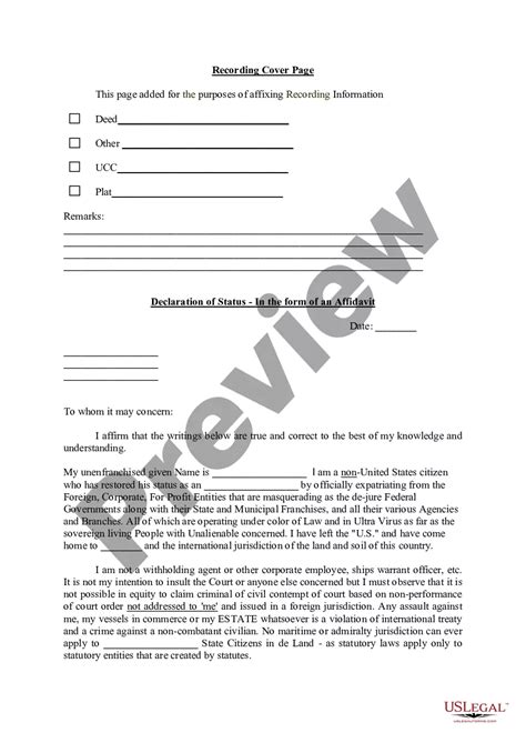 Form Affidavit Of Domicile US Legal Forms