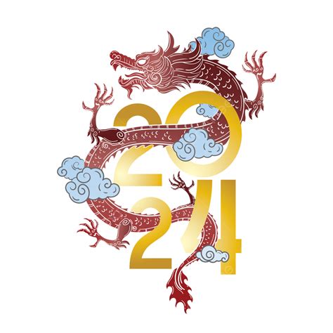 Happy New Year Dragon Vector Year Of The Dragon Lunar New Year