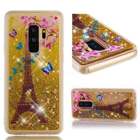 Golden Tower Dynamic Liquid Glitter Quicksand Soft Tpu Case For Samsung