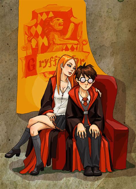 Harry Potter ~ Harry And Ginny By Zarin A On Deviantart
